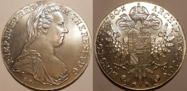 1 Taler 1780 NP Österreich 2. Republik Münze Österreich st